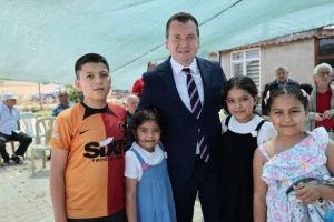 Başkan Balcıoğlu, Kurban Bayramı’nda Köylerde Vatandaşlarla Bayramlaştı