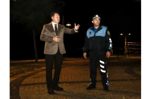 Başkan Balcıoğlu, Boşnakbahçe’de heyelandan sonra inceleme yaptı