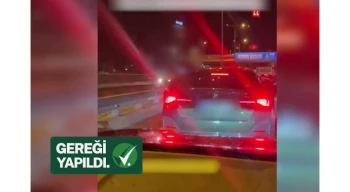 Kadın sürücüye saldıran trafik zorbası yakalandı