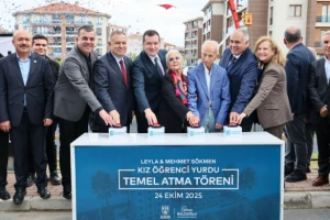 Mehmet-Leyla Sökmen Kız Yurdu’nun temel atma töreni gerçekleşti
