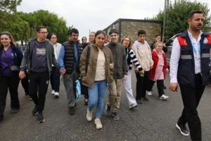 Özel bireyler Küçük Hayvan Rehabilitasyon Merkezini ziyaret etti