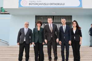 Silivri Belediyesi’nden Büyükçavuşlu Ortaokulu’na Kapsamlı Yenileme