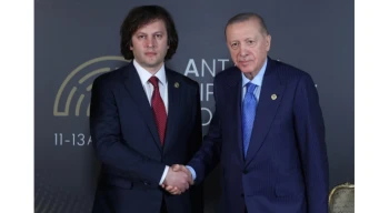 Cumhurbaşkanı Erdoğan, Gürcistan Başbakanı Kobakhidze ile görüştü