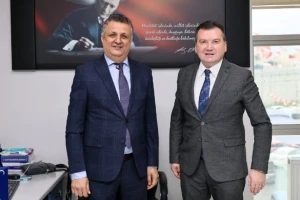 Başkan Balcıoğlu, Vergi Dairesi Müdürü’nü ziyaret etti
