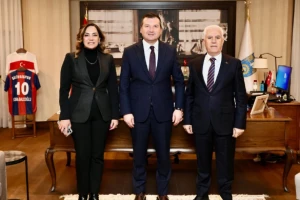 Başkan Balcıoğlu, Bozbey ve Yüceer’i ağırladı