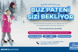 Başkan Balcıoğlu, buz pistinin bir ay ücretsiz olacağını duyurdu