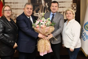 Başkan Balcıoğlu, Koçer’i ağırladı