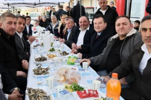 Başkan Balcıoğlu, Hamsi Şenliği’ne katıldı