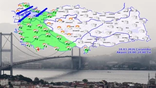 Hava değişiyor, yağmur geliyor