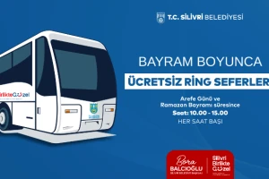 Silivri Belediyesi, bayram boyunca mezarlıklara ring servis düzenliyor