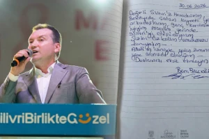 BALCIOĞLU'NDAN EL YAZILI MESAJ