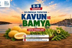 Selimpaşa’nın Topatan Kavunu ve Bamyası Tezgâhlardaki Yerini Alıyor