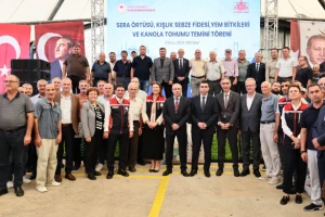 Silivri Değirmenköy’de Üreticilere Tohum, Fide ve Sera Örtüsü Desteği Verildi