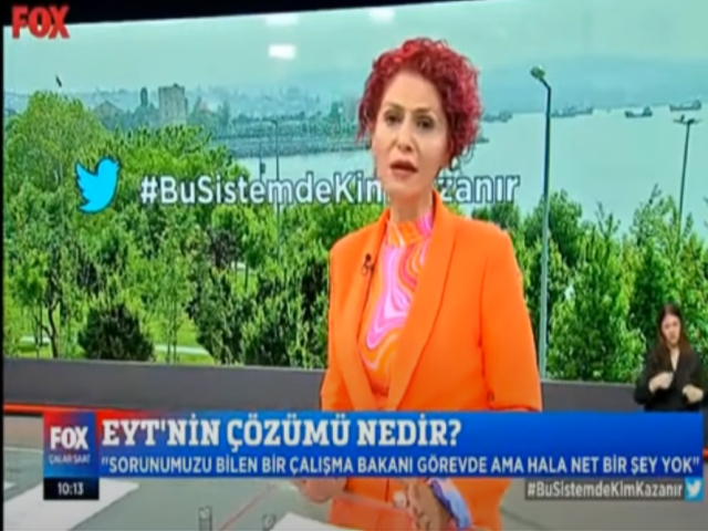 EYT Federasyonu Yönetim Kurulu Başkanı Gönül Boran Özüpak'ın Fox Tv röportajı